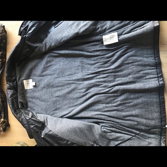 SAM. Jacket/vest, short, real rabbit fur collar - Picture 8 of 8